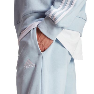 Adidas SportswearBasic 3-Stripes Fleece Tracksuit - hellblau