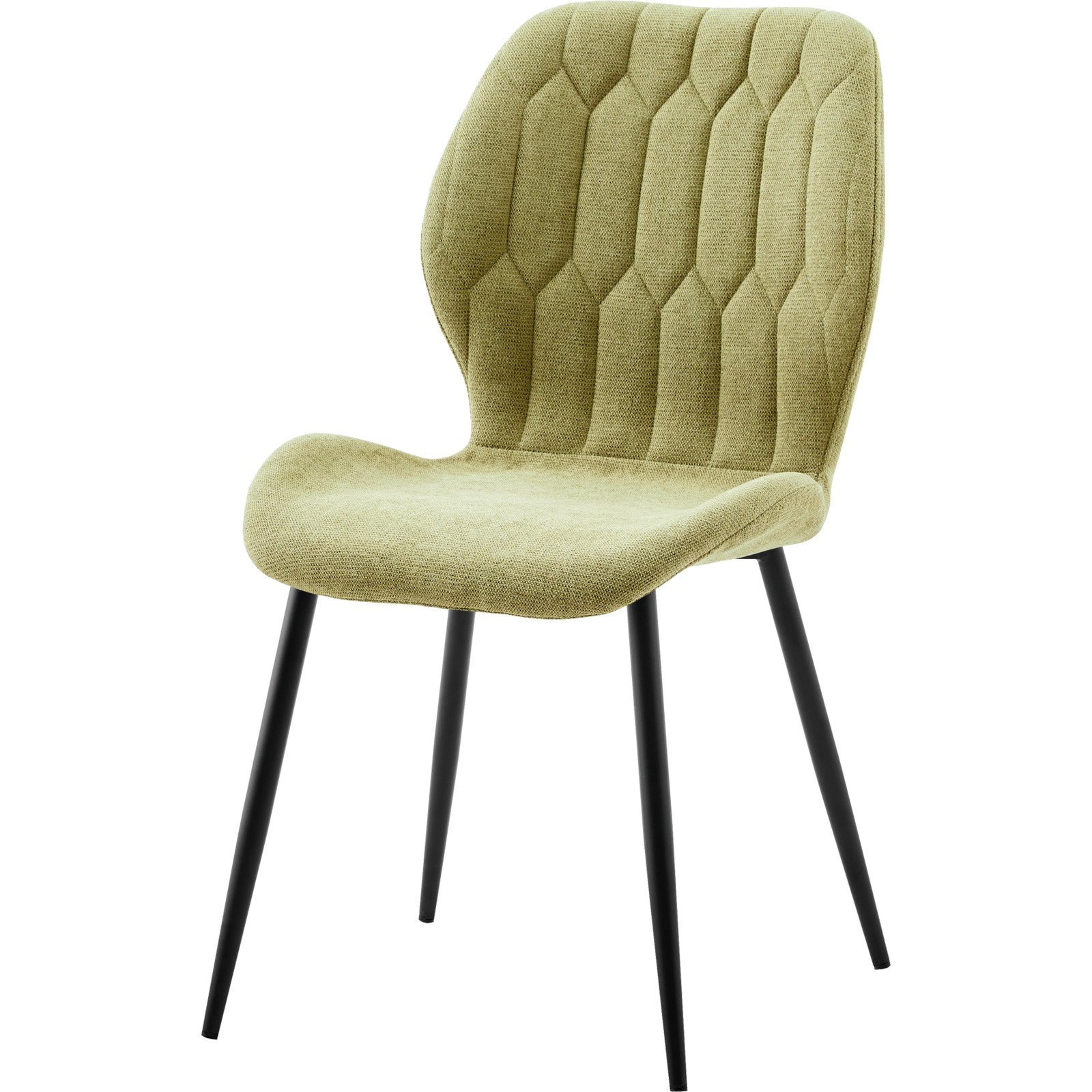 Polsterstuhl Andy Stoff lime