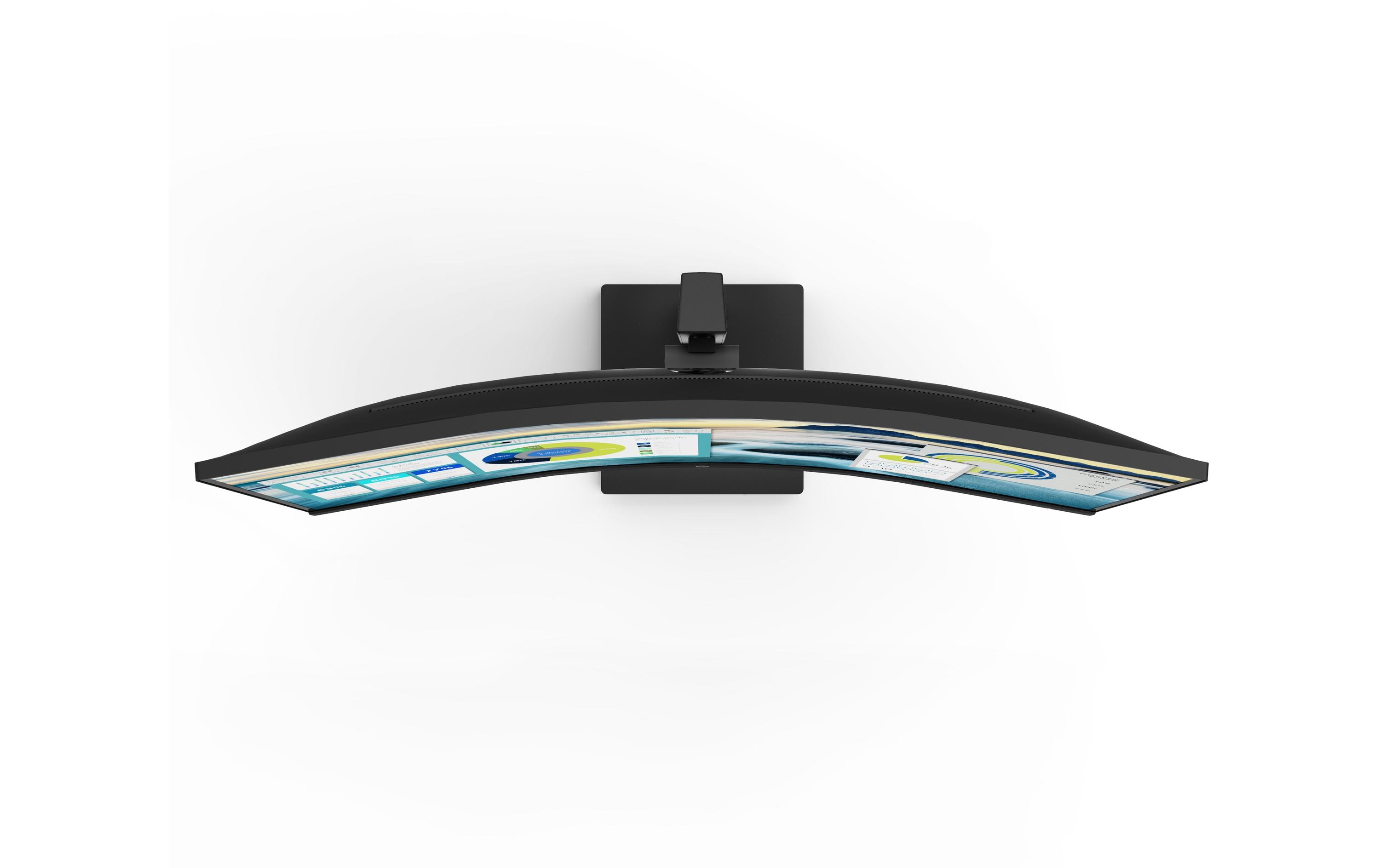 Monitor P34hc G4 21Y56AA<br>Gekrümmter 34-Zoll-Bildschirm mit QHD-Auflösung, eingebauten Lautsprechern sowie USB-Hub und USB-C-Anschluss
