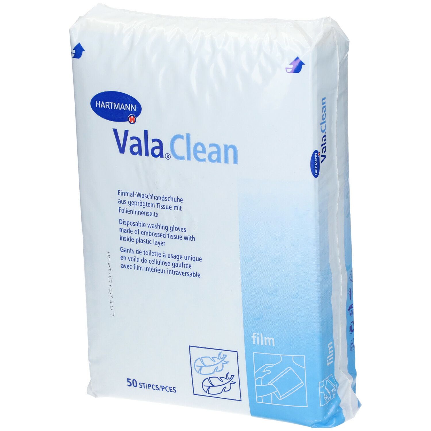 Vala®Clean film Einmal-Waschhandschuhe