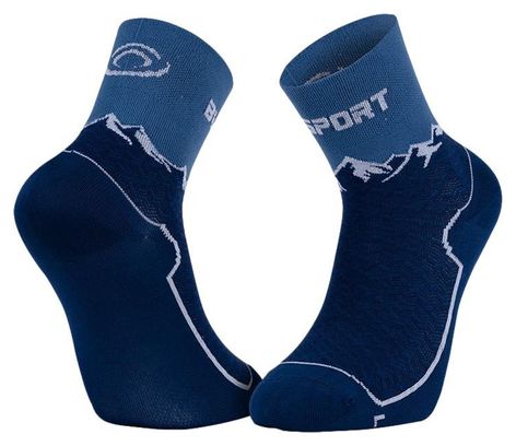 Chaussettes BV Sport Double GR Mid Bleu