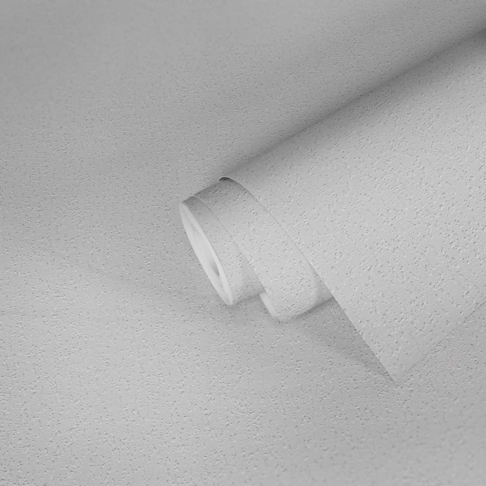Papiertapete BLACK & WHITE - weiß - 10 Meter