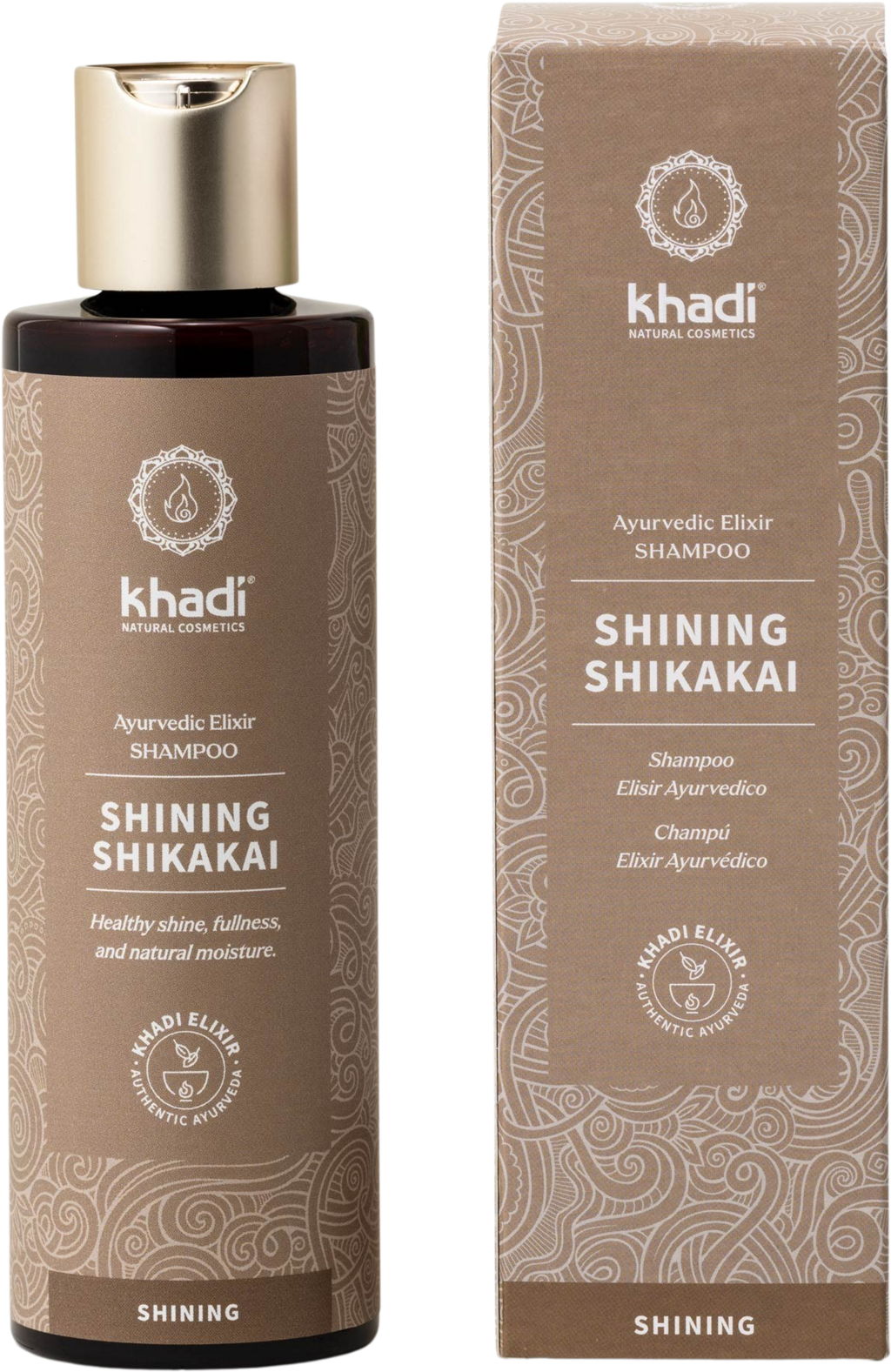 Khadi®  Ayurvedisches Elixier Shampoo Shining Shikakai, 200 ml