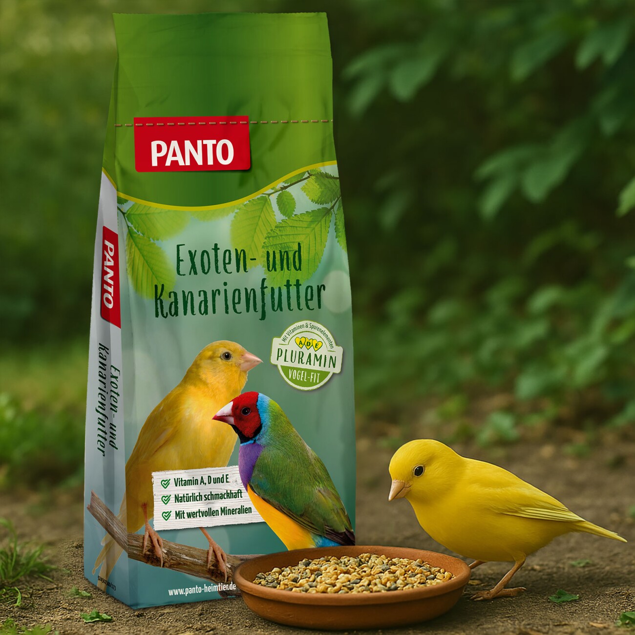 Panto KANARIENFUTTER SPEZIAL MIT PLURAMIN (OHNE RÜBSEN) 25kg