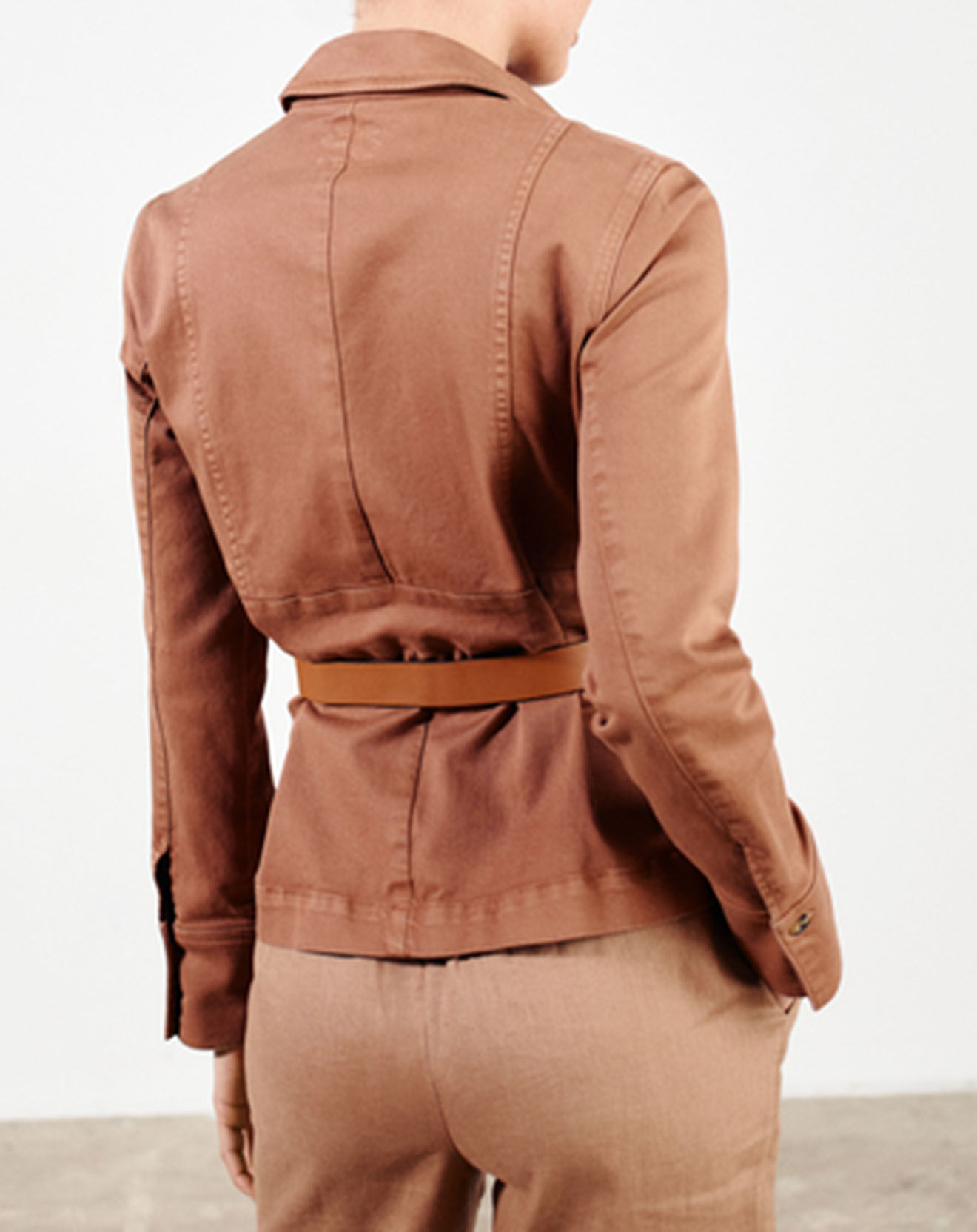 Caroll Veste Coralie marron