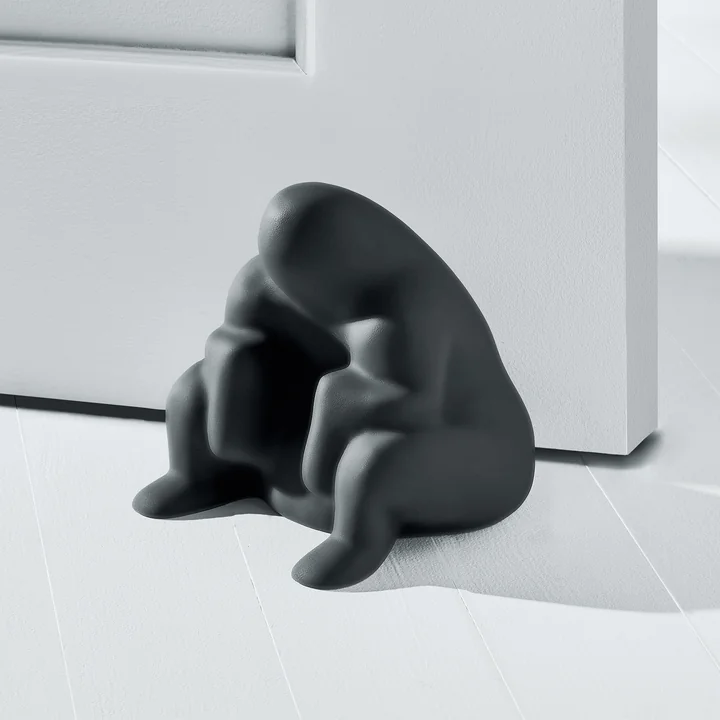 Alessi - Dédé Türstopper, metallic-braun