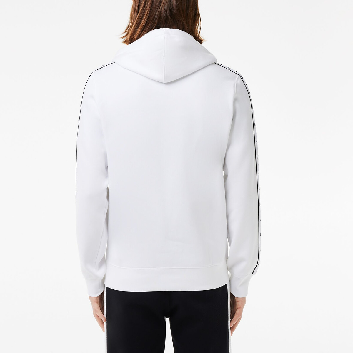 LACOSTE<br>Moletom com zíper em fleece