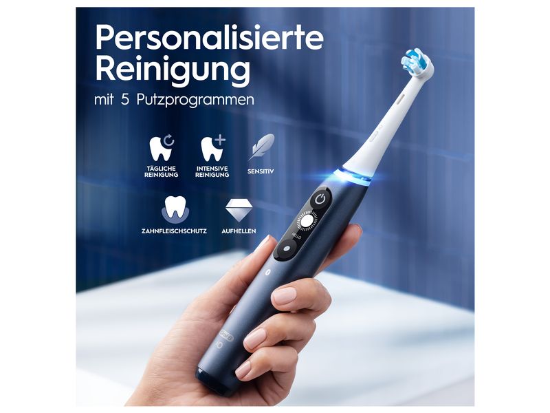 Oral-B Rotationszahnbürste iO Series 7N Sapphire Blue Elektrische Zahnbürste