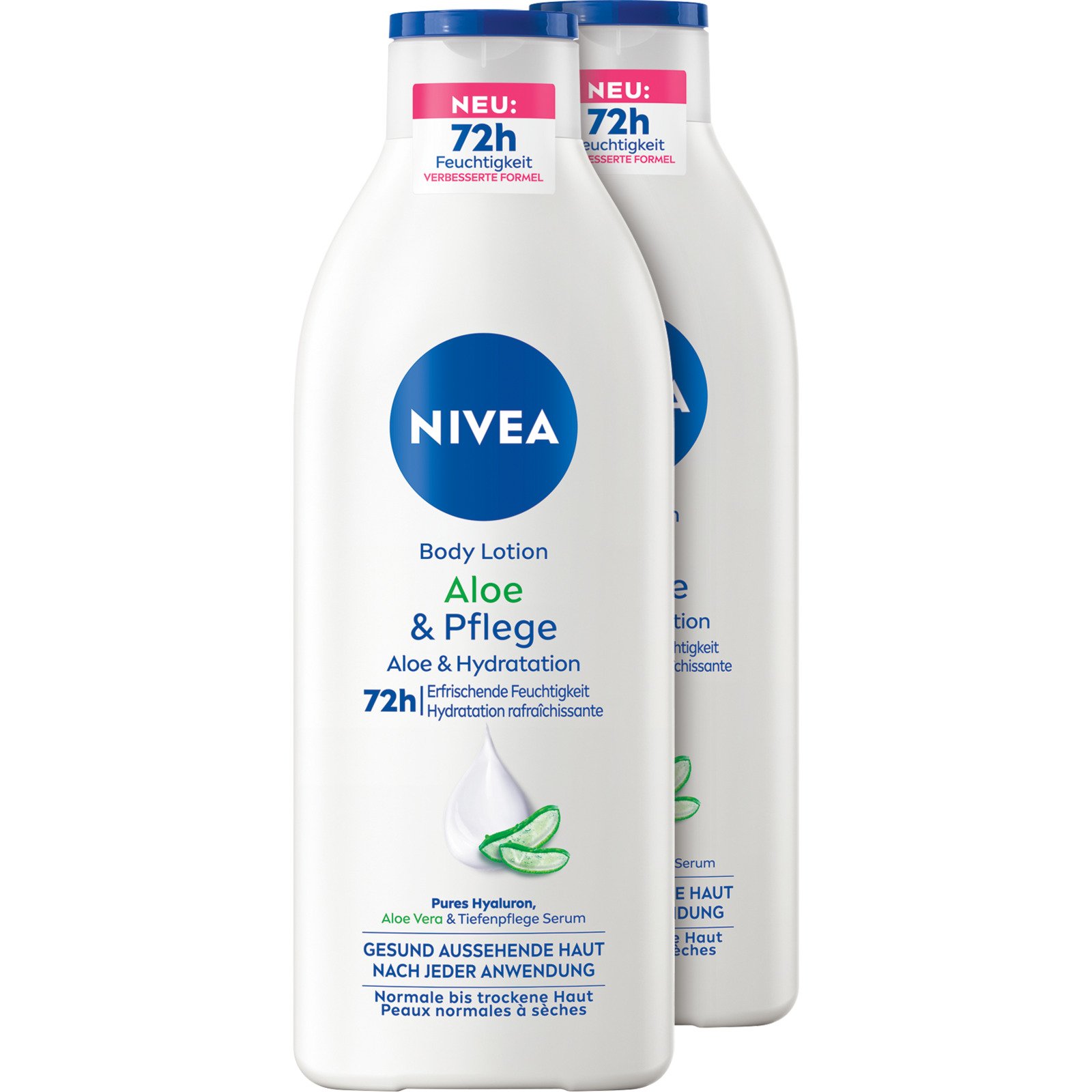 Nivea Bodylotion Aloe & Pflege 2 x 400 ml