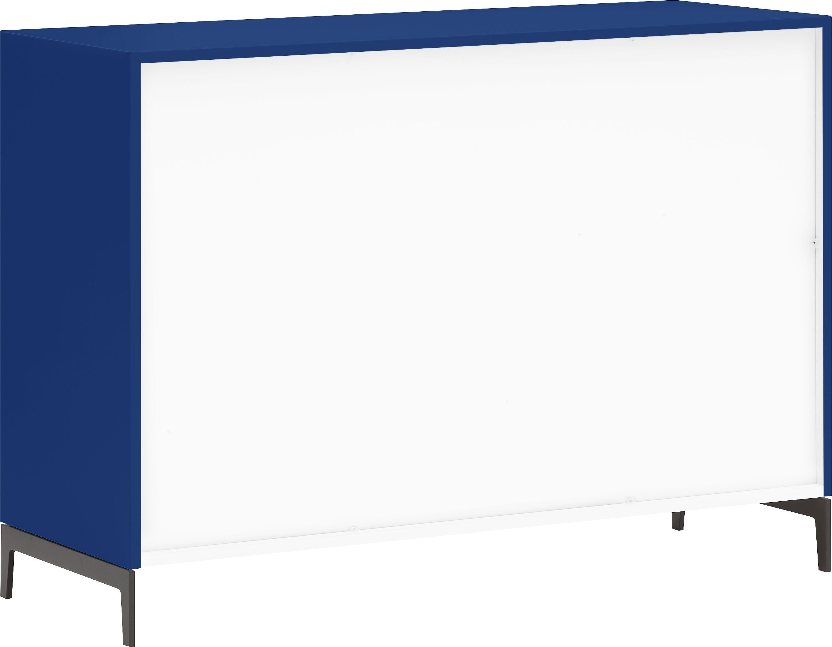 LUX Kommode - Blau / B: 120.0 cm x T: 46.0 cm x H: 86.5 cm