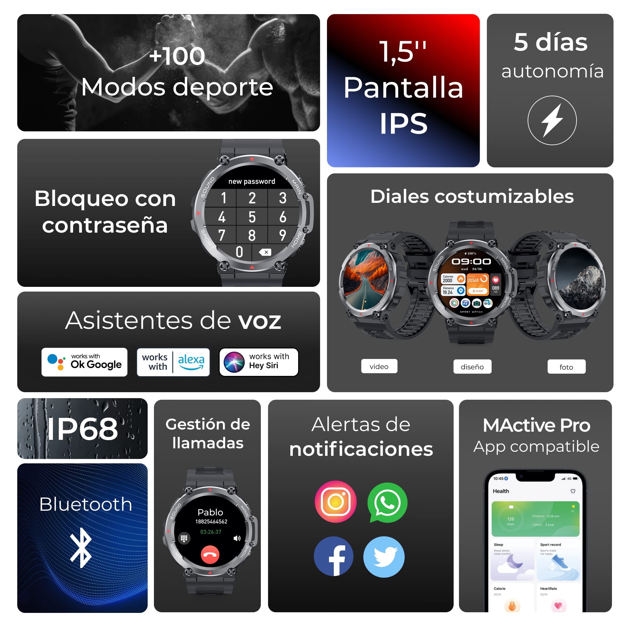 Smartwatch Ksix Oslo