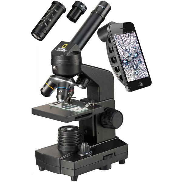 Bresser Microscópio National Geographic 40x-1280x With Smartphone Holder 72351