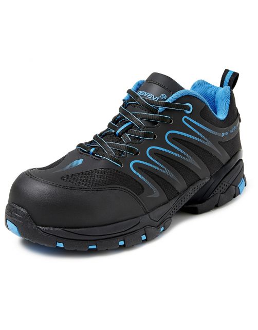 Gevavi Veiligheidsschoen Gs30 Parma S1p Zwart&Blauw - Werkschoenen