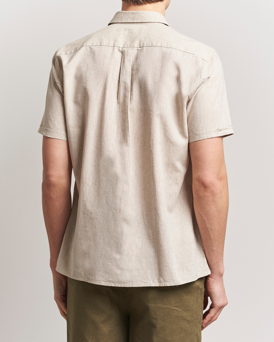 Barbour Lifestyle Nelson Short Sleeve Linen/Cotton Shirt Stone