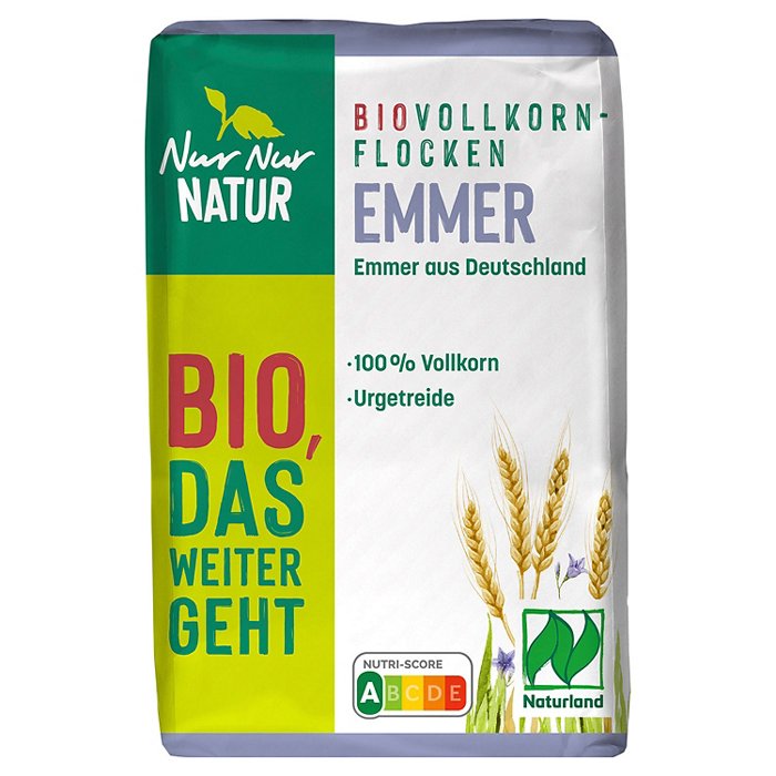 NUR NUR NATUR Bio-Emmerflocken 500 g
