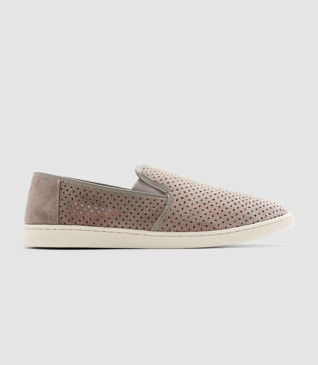 Mocassin fantaisie taupe 