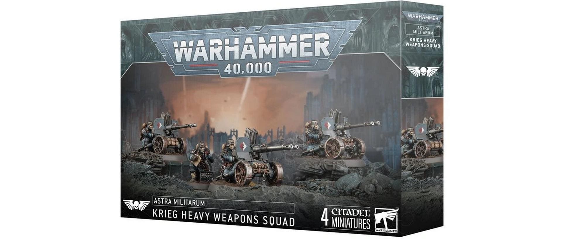Figurenset Warhammer 40K Unterstutzungswaffentrupp Von KriegWarhammer 40.000, Unterstützungswaffentrupp von Krieg – Bausatz