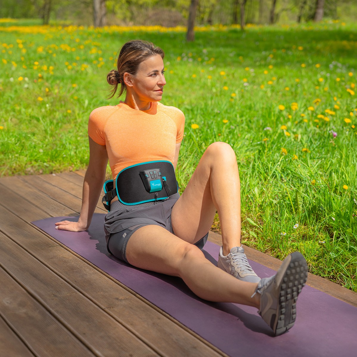 Ceinture de musculation - Corefit II - 4 électrodes - Noire