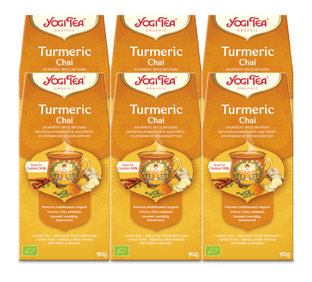 Yogi Tea Turmeric Chai Losse Thee Voordeelverpakking 6x90GR