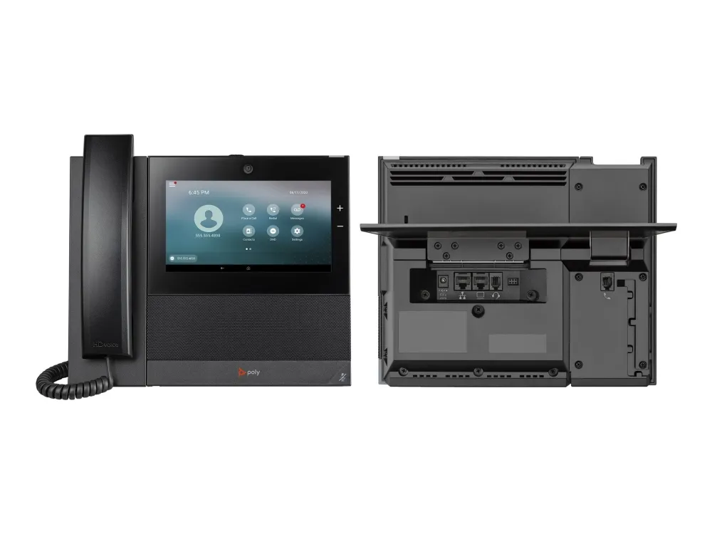 Poly CCX 700 OpenSIP - VoIP-telefon - med digitalkamera med opkalds-ID/opkald venter - SIP, RTCP, RTP - 24 linier - sort