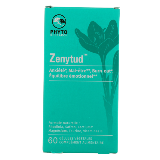 Phytoresearch Zenytud : rhodiole et safran - Equilibre émotionnel