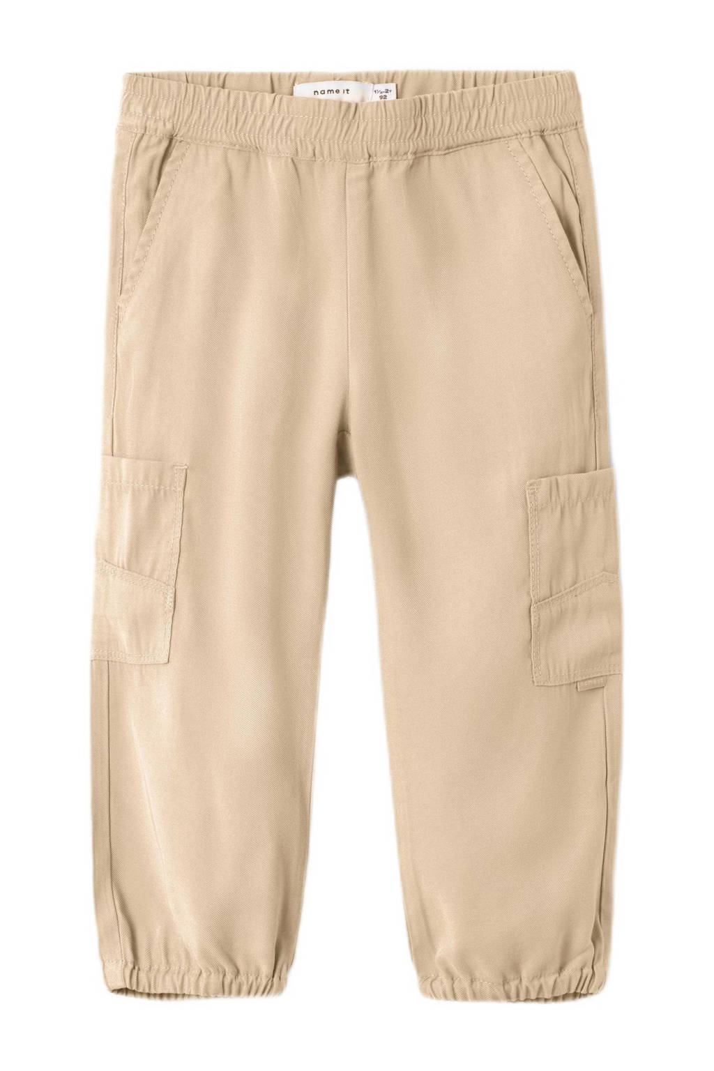 NAME IT cargobroek NMFBELLA beige