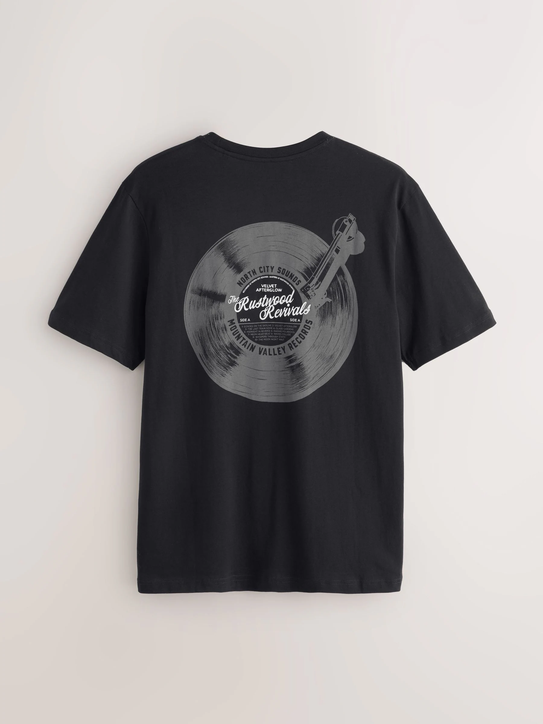 Zwart/Naturelkleurig/Groen - Normale Pasvorm - Set van 3 T-shirts met print