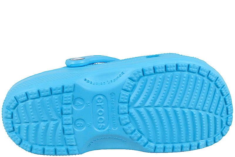 CROCS CLASSIC VENETIAN BLUE CLOGS I BLÅ GUMMI