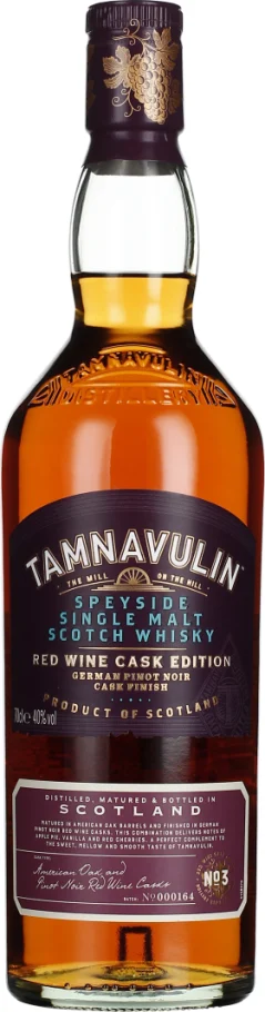 TAMNAVULIN RED WINE CASK EDITION PINOT NOIR FINISH 70CL