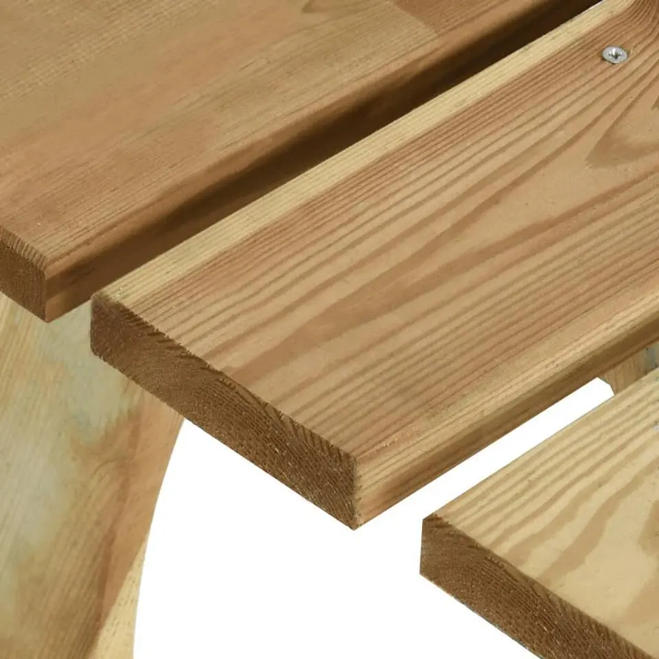 vidaXL - Tuinbank - Bruin - Grenenhout - 160 x 60 x 86 cm