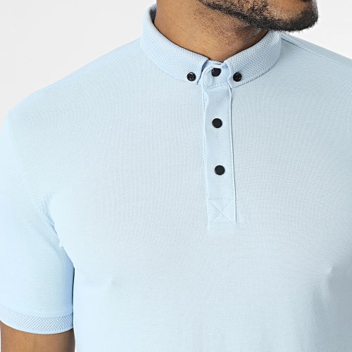 Polo Manches Courtes Bleu Ciel