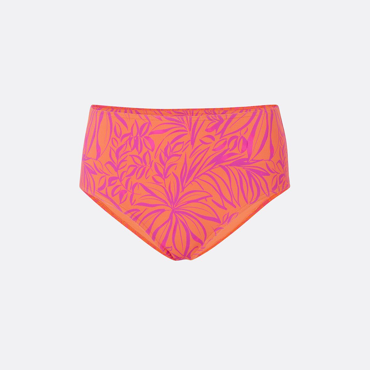 LA REDOUTE COLLECTIONS PLUS<br>Calcinha biquíni de cintura alta, estampada