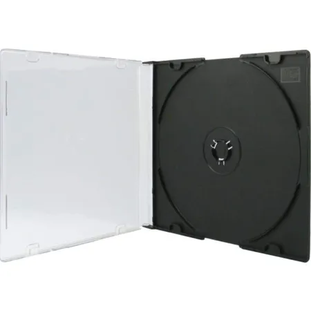 XLayer DVD / CD Hüllen Single, slimcase, schwarz, 100 Stück