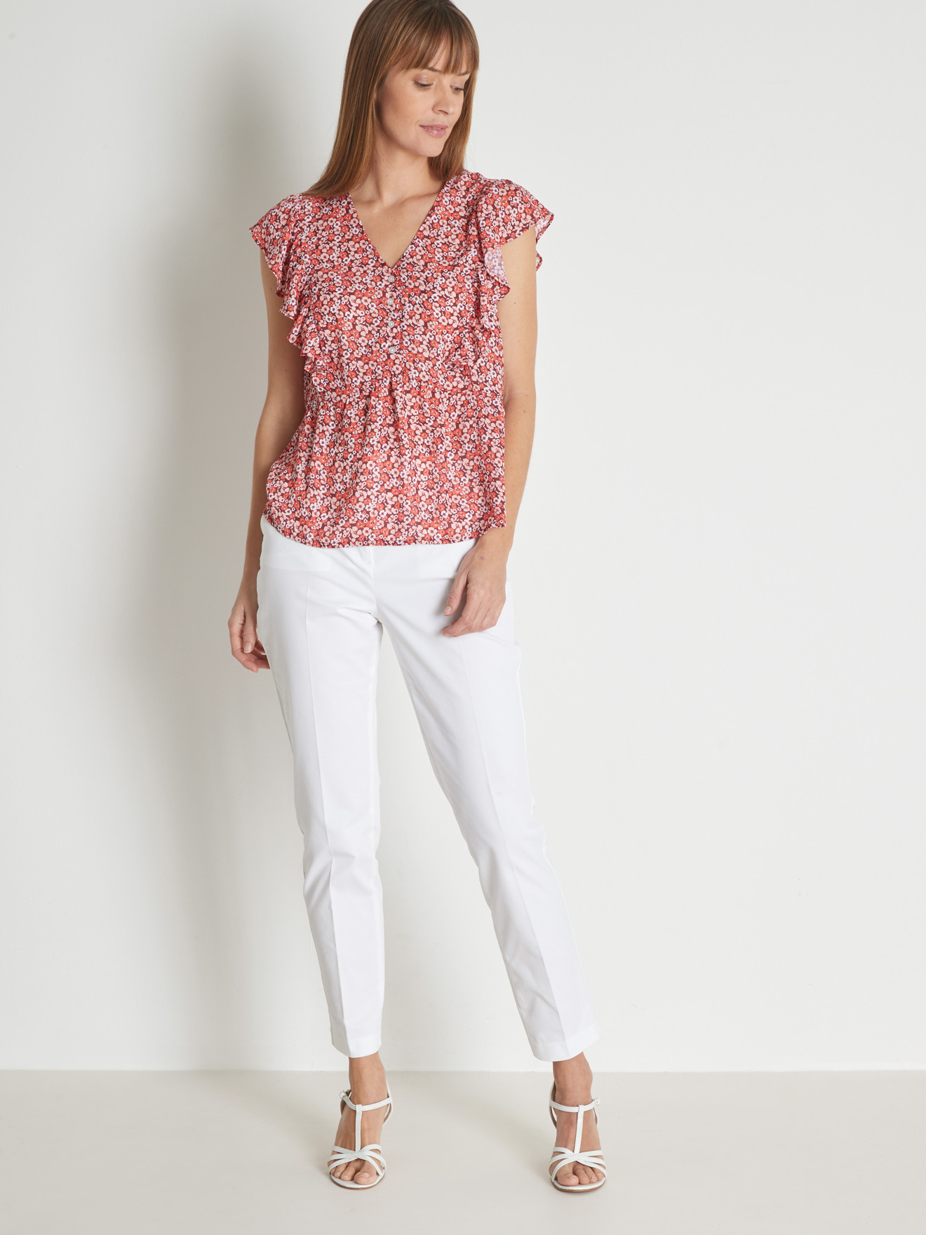 Blouse ample à basque