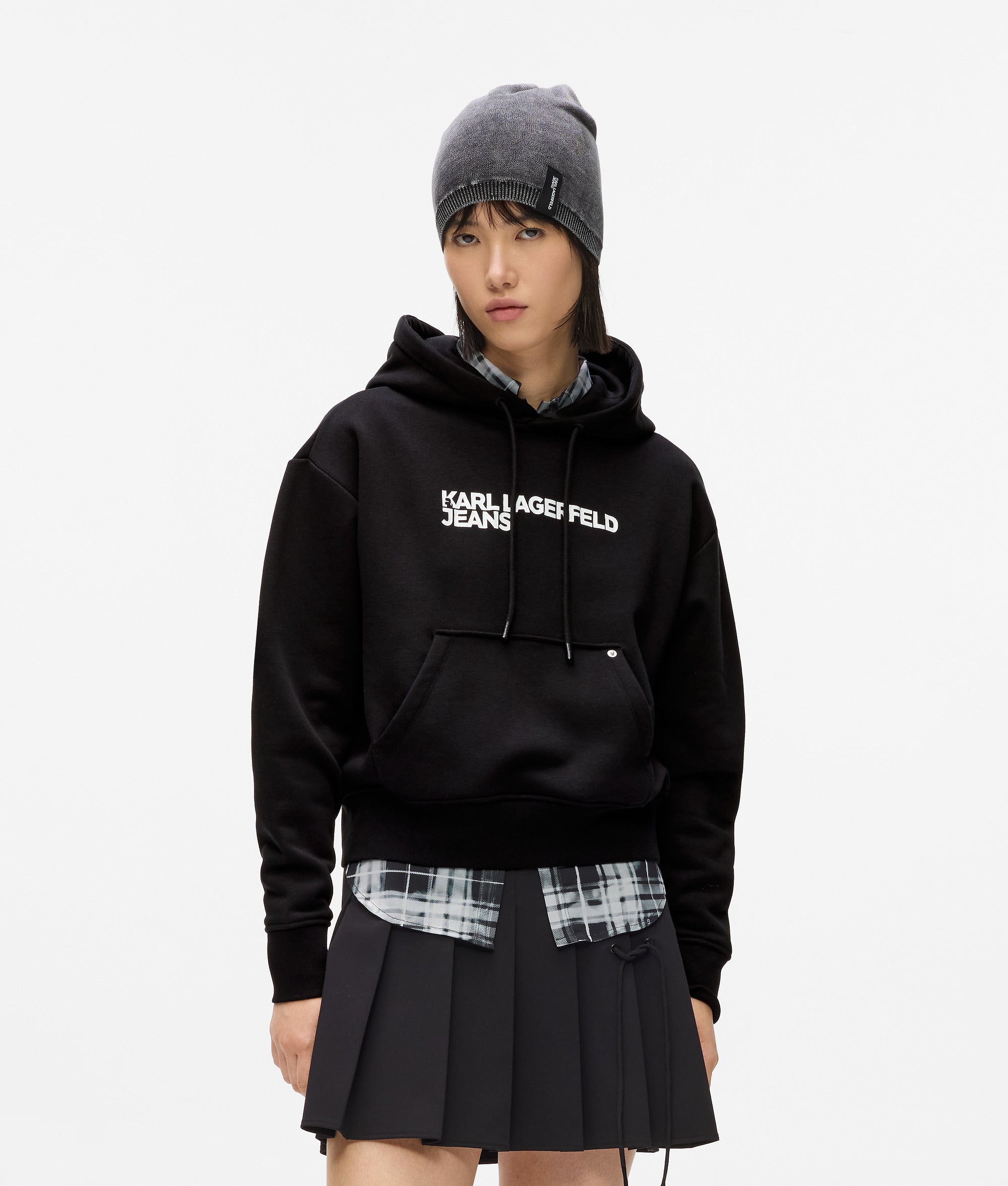 Hoodie met logo