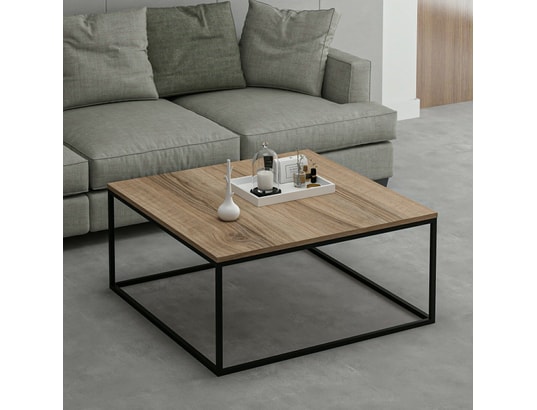 CONCEPT1 - Table basse Loni-Dore 90 x 90 x h42cm