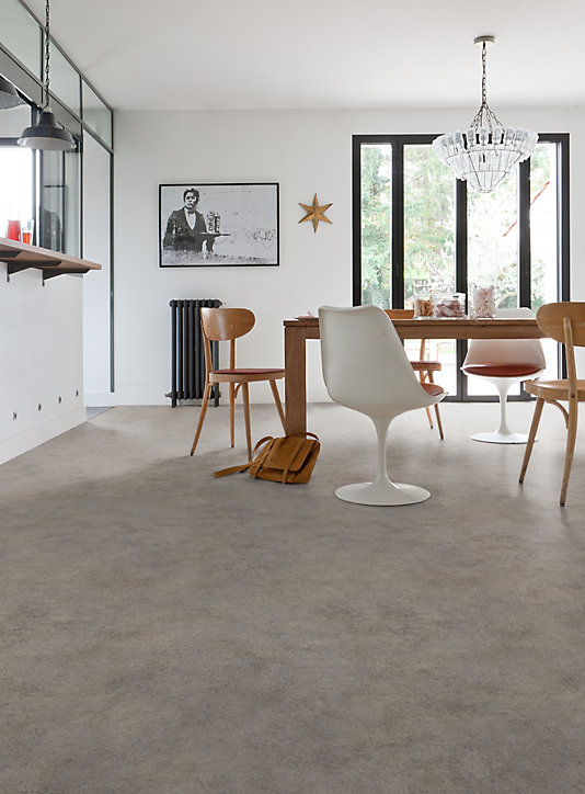Revêtement sol PVC Texline Dune taupe 4 m (vendu au m²)