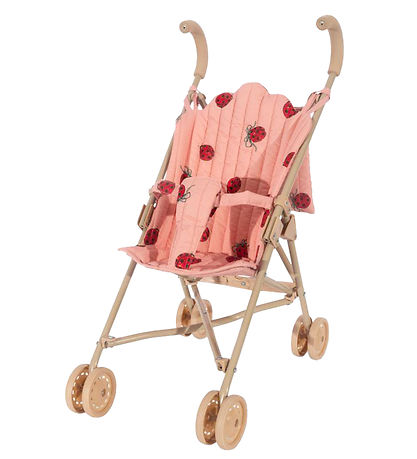 Konges Sløjd Dukkeklapvogn - Ladybug Glitter