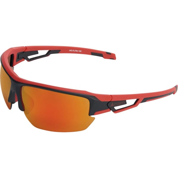 Lunette vélo CAIRN HR.FLYIN MAT BLACK POPPY