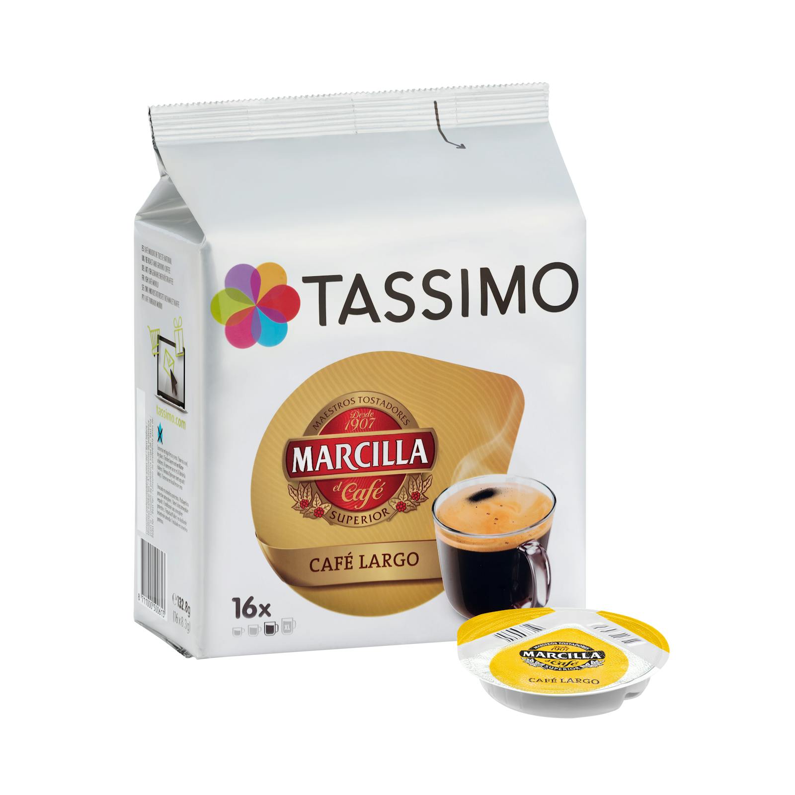 Café en capsules longues Tassimo
