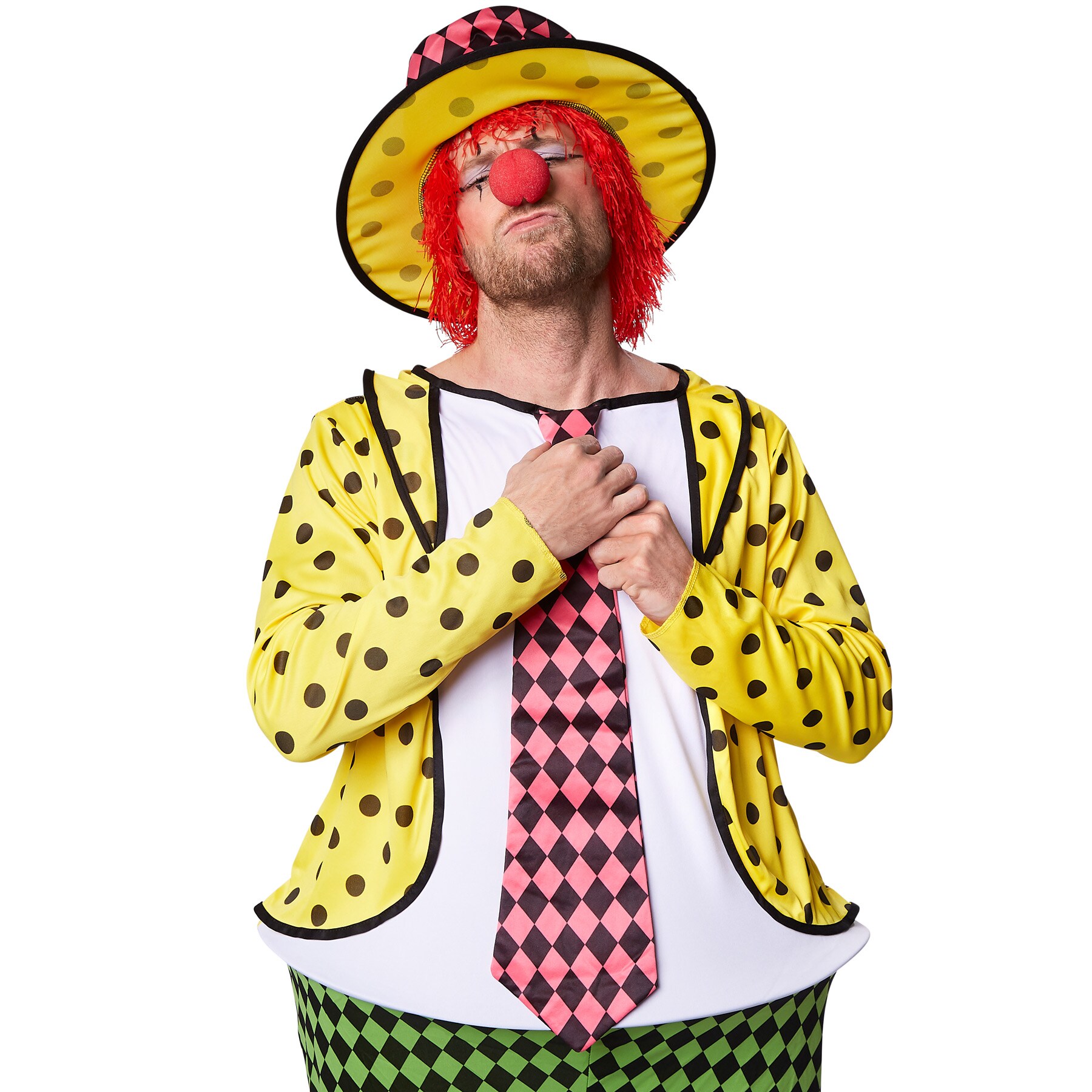 tectake® Herrenkostüm opulenter Clown Pepe