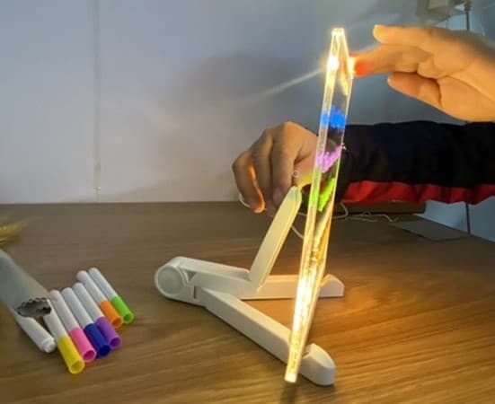 LED Tegnebrett / Oppslagstavle – Nattlampe