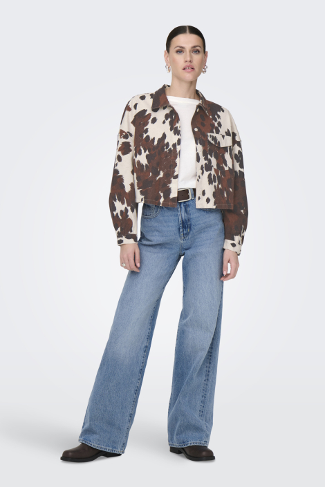 Only bruine dames blouse