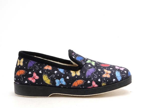 La maison de l espadrille chaussons femme 7631 6 noir
