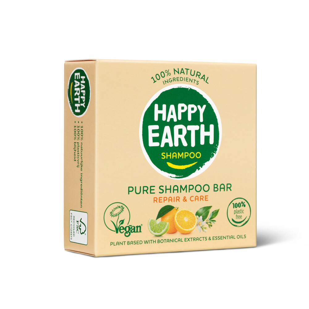 Happy Earth 100% Natuurlijke Shampoo Bar Repair & Care70 gr