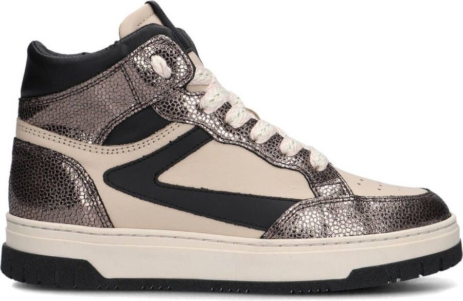 Hip H1197 Sneakers Meisjes Leren Sneaker Brons