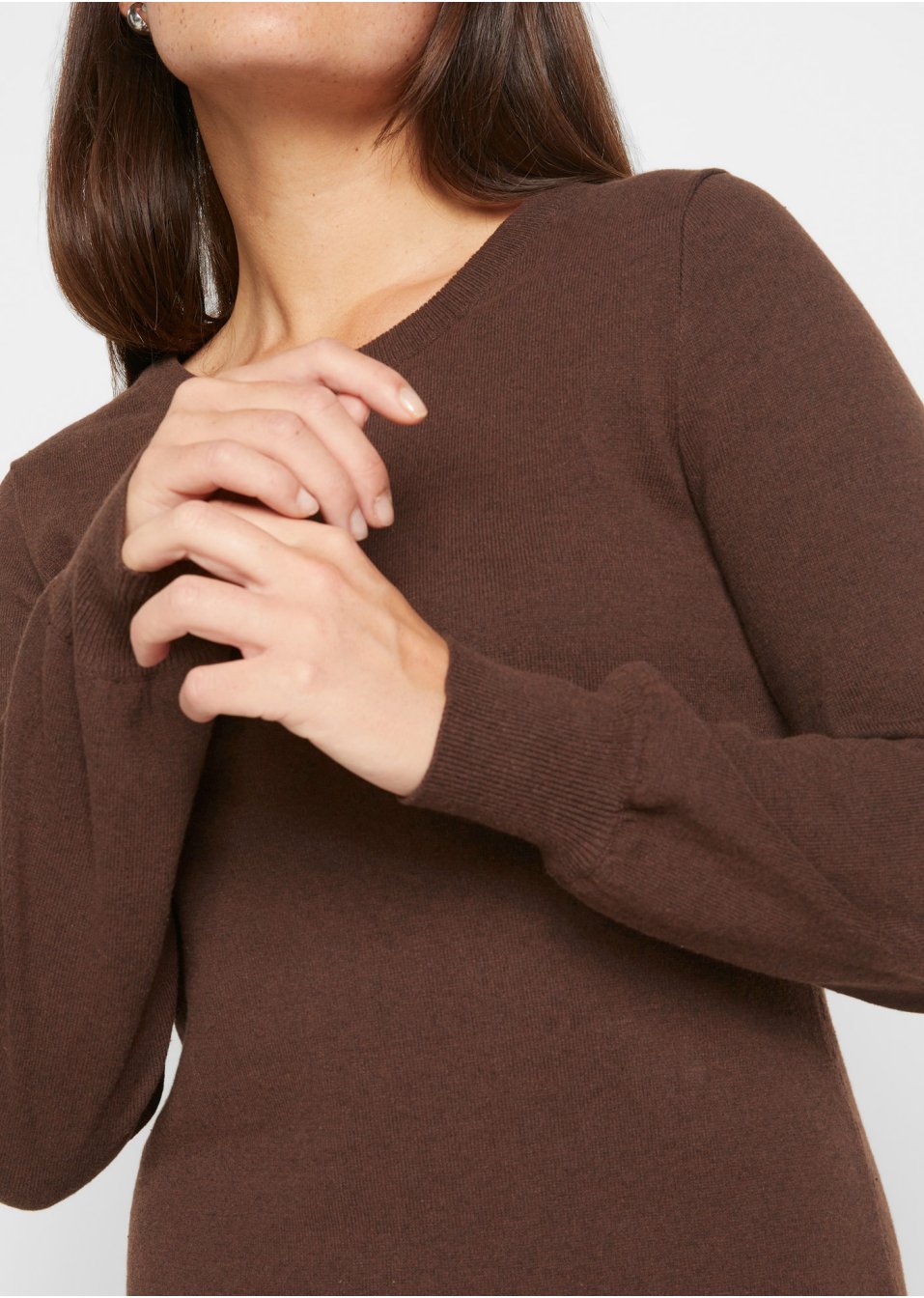 Robe en maille en coton recyclé