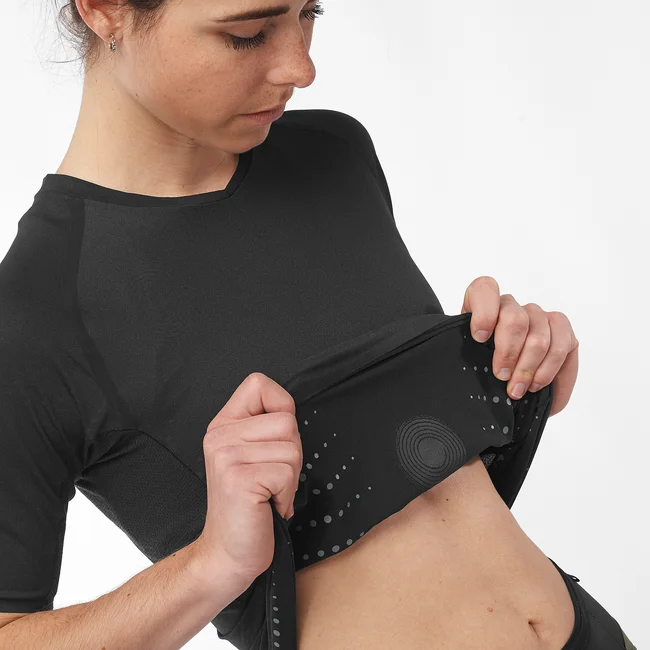 S/LAB SPEED  T-shirt à manches courtes pour femme DEEPBLACK