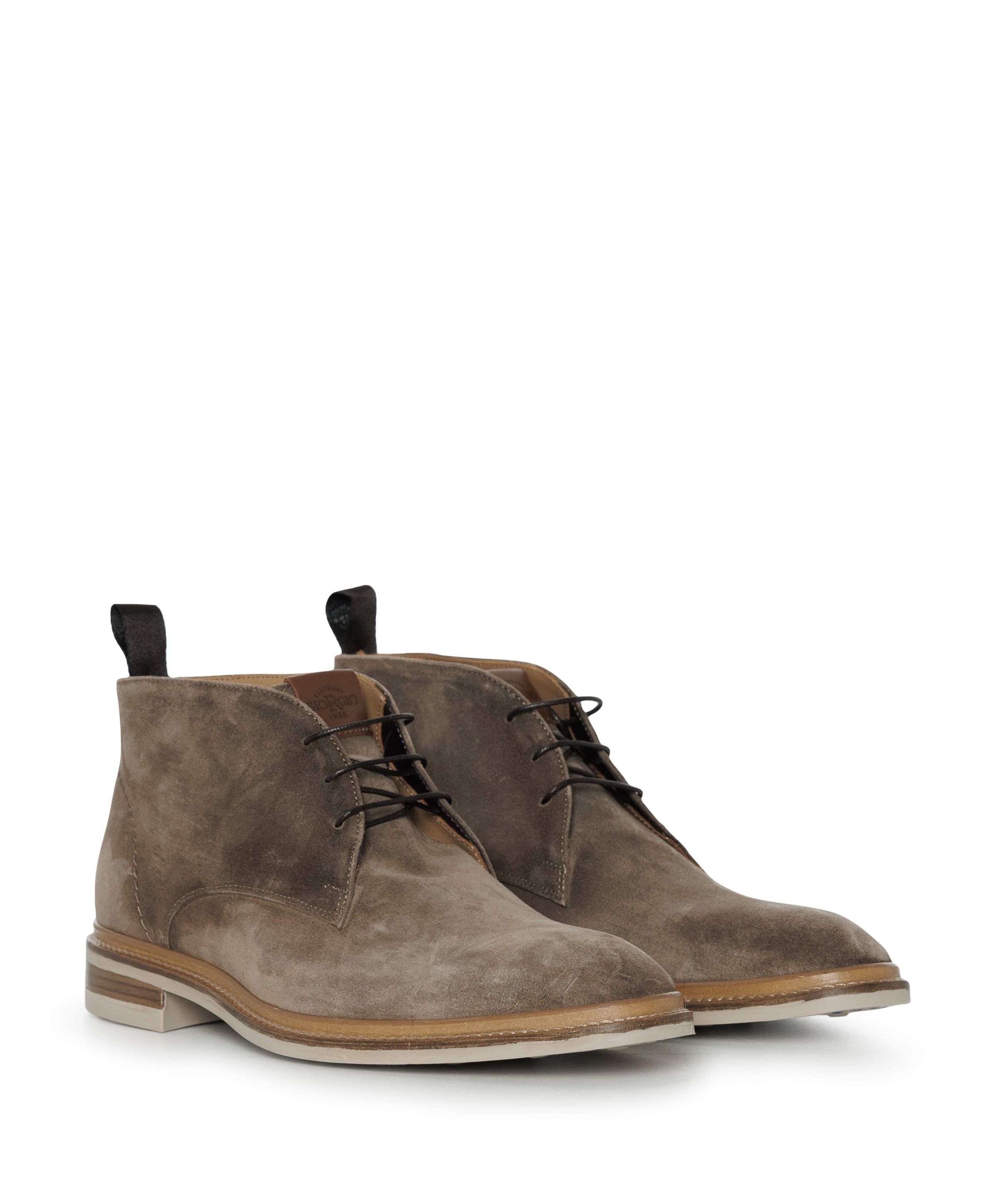 Giorgio heren veterboots beige