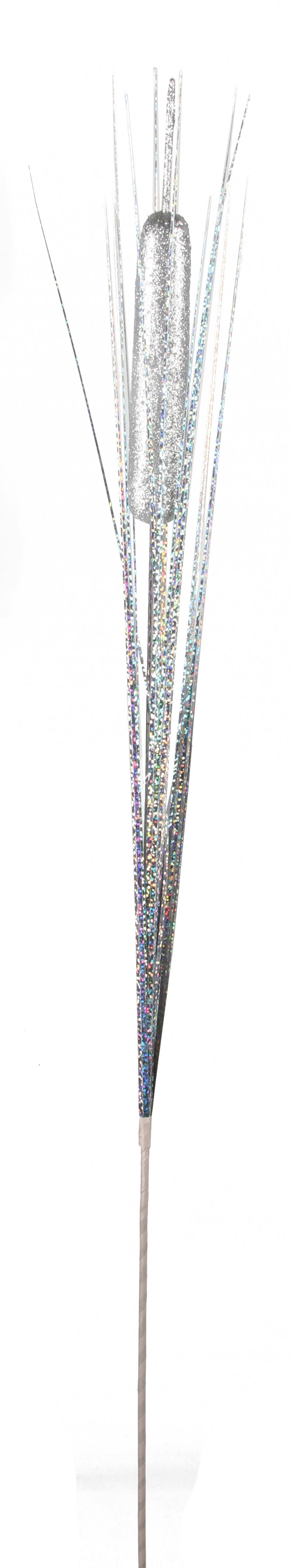 TIGE DECO PAILLETEE H.80CM MODELES ARGENT